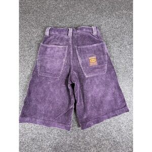 Vintage Unionbay Corduroy Shorts youth 12 Purple Wide Leg Pocket Y2K Retro